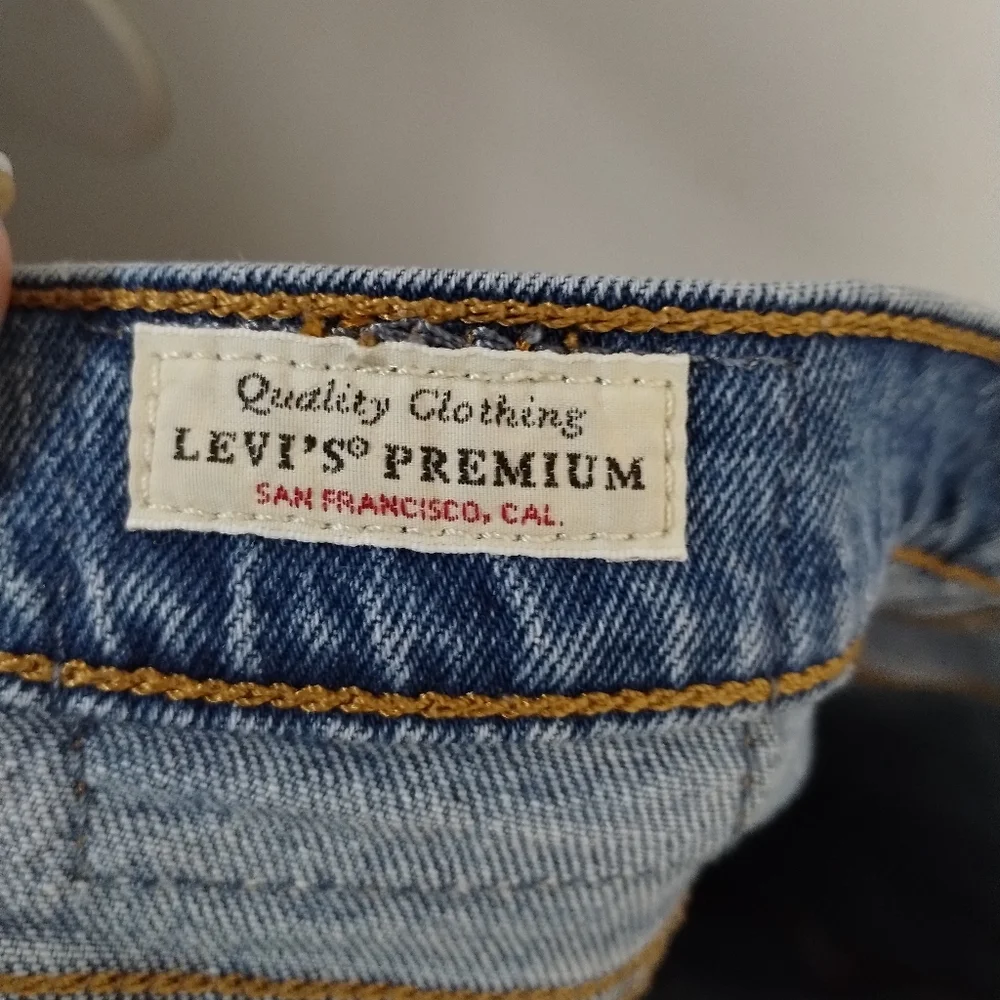 LEVI'S Premium Big E‎ 501 Jeans Blue Denim Regular Straight Womens W28 L26